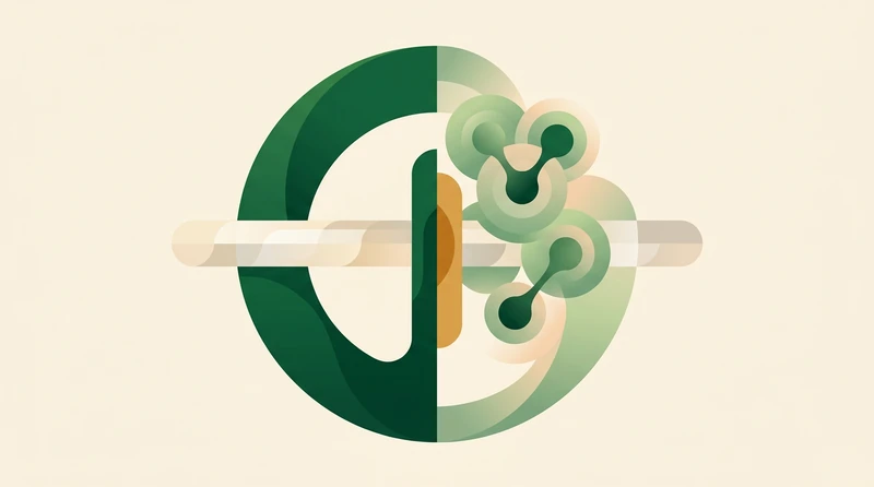 An abstract illustration of a marked range on a measured scale representing uncertainty