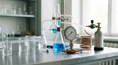 A pressure gauge and dial valve on a polished metal vessel symbolizing a system pushing back