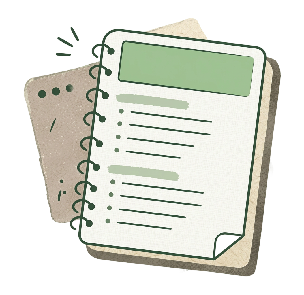 Notebook illustration